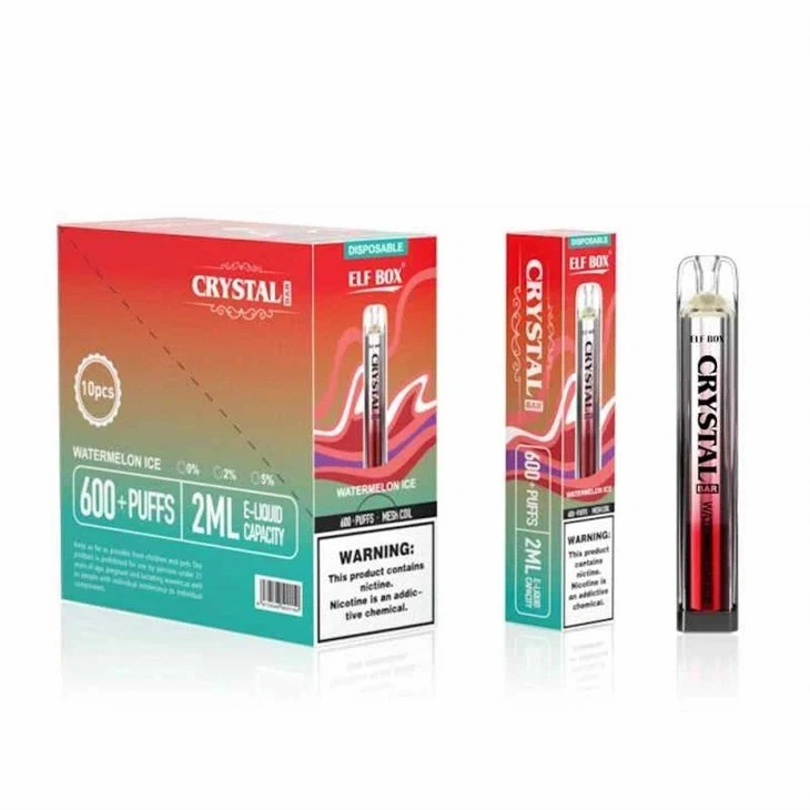 ELF BOX CRYSTAL BAR 600 Puffs Vape best