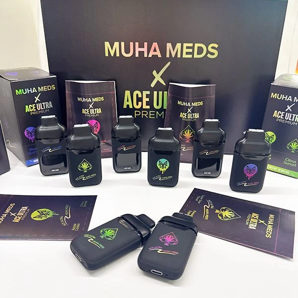 Empty MUHA MED X ACE ULTRA 0.5+0.5G Disposable Vape