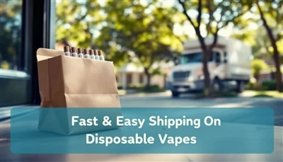 Pengiriman cepat & mudah pada vape sekali pakai