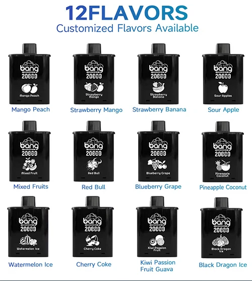 Bang Refillable Vape 20000 Puffs
