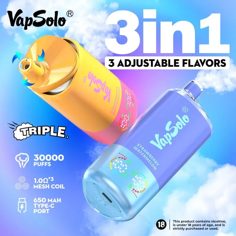Ulasan Vapsolo Triple 30000 Puffs: Pandangan Jujur-Didukung Data pada Vape 3-...