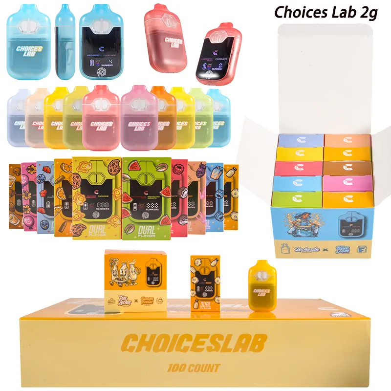 KOSONG 2g Choice Lab Dual 2 in 1 Vape Sekali Pakai