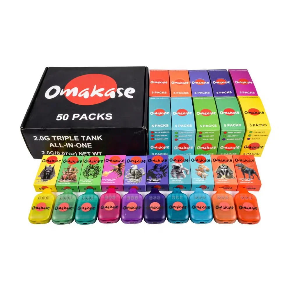 Kosongkan Omakase 2g Dengan Pena Vape Sekali Pakai Layar